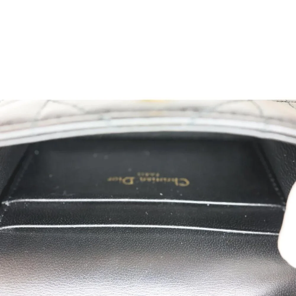 Christian Dior  Miss Caro Micro Cannage Lambskin Leather Crossbody Bag Black - Picture 12 of 13
